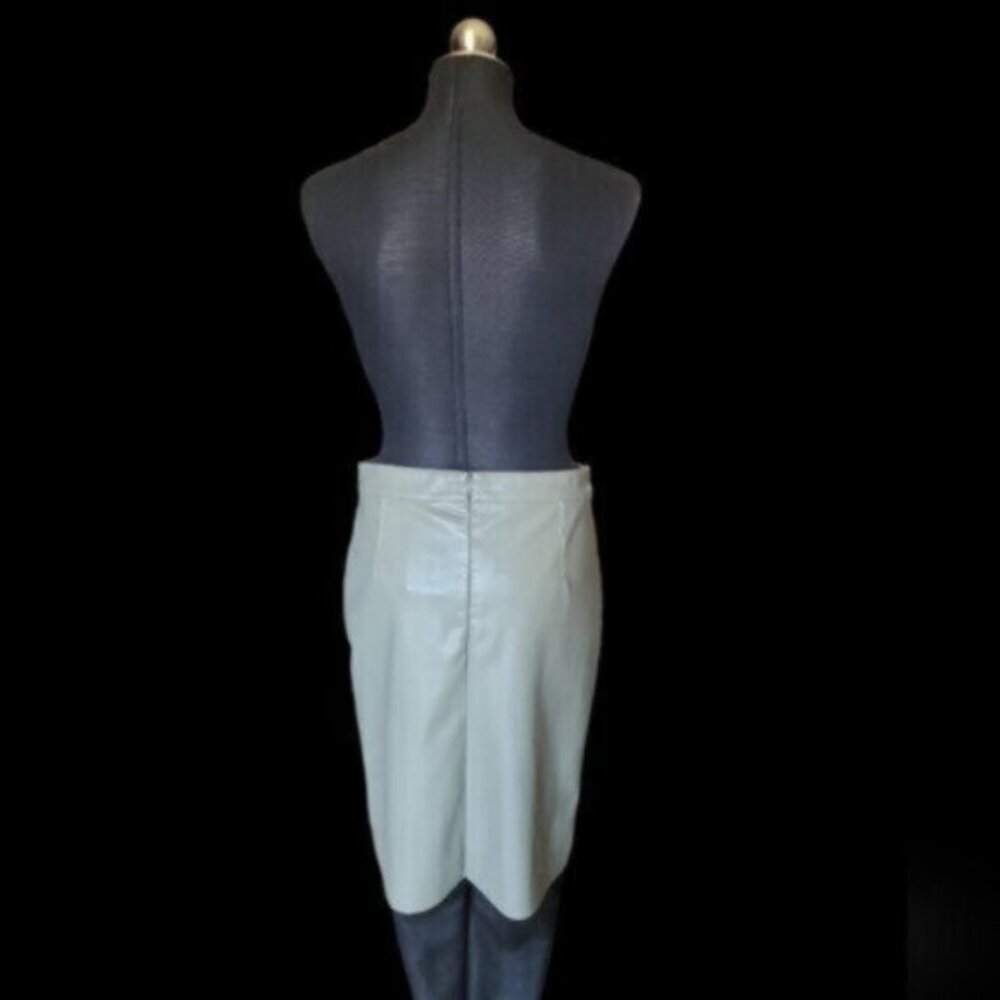 ESQUALO Faux Leather Pencil Skirt Sz 10 NWT - Picture 3 of 12